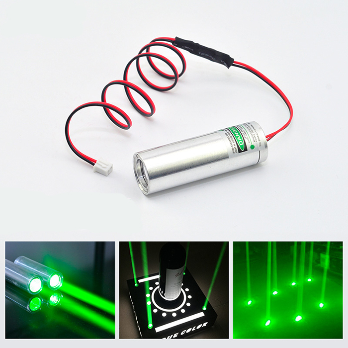 شعاع الليزر الأخضر السميك stage laser 532nm 50mw green laser module Decorative lights